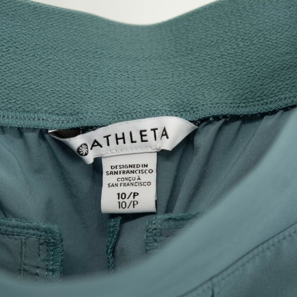 Athleta Deep Ocean Teal Brooklyn Heights Pant | 10P - Picture 8 of 11